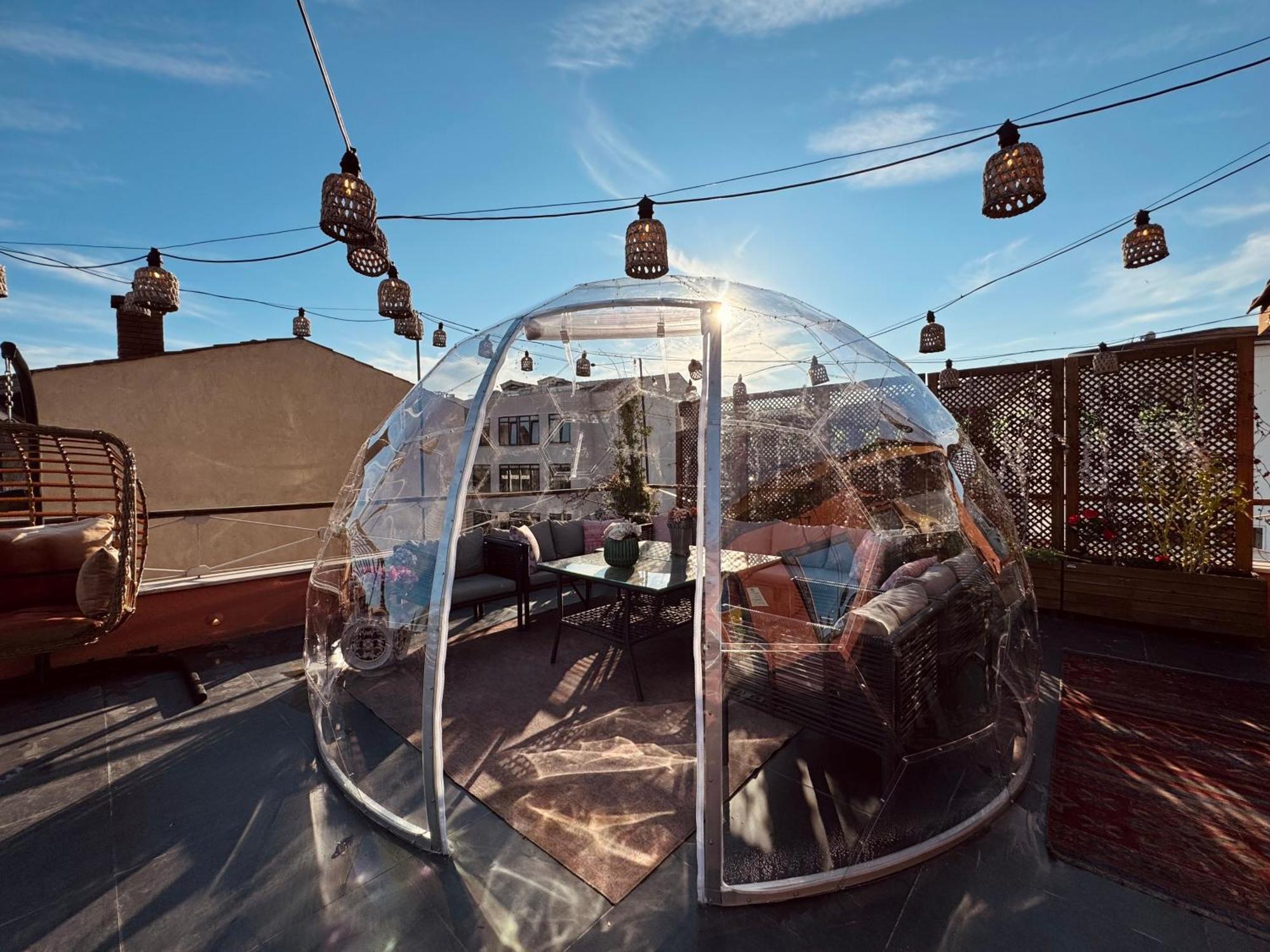 Waterfront Apartment By The Tram - Terrace With Dome & Golden Horn View In Fatih Istambul Extérieur photo